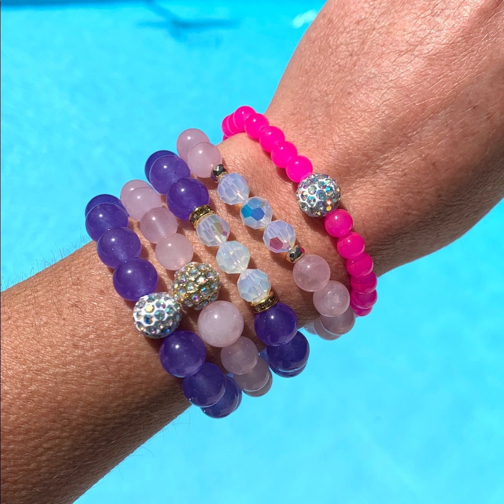 Stackable Bright Summer Bracelets - image 1